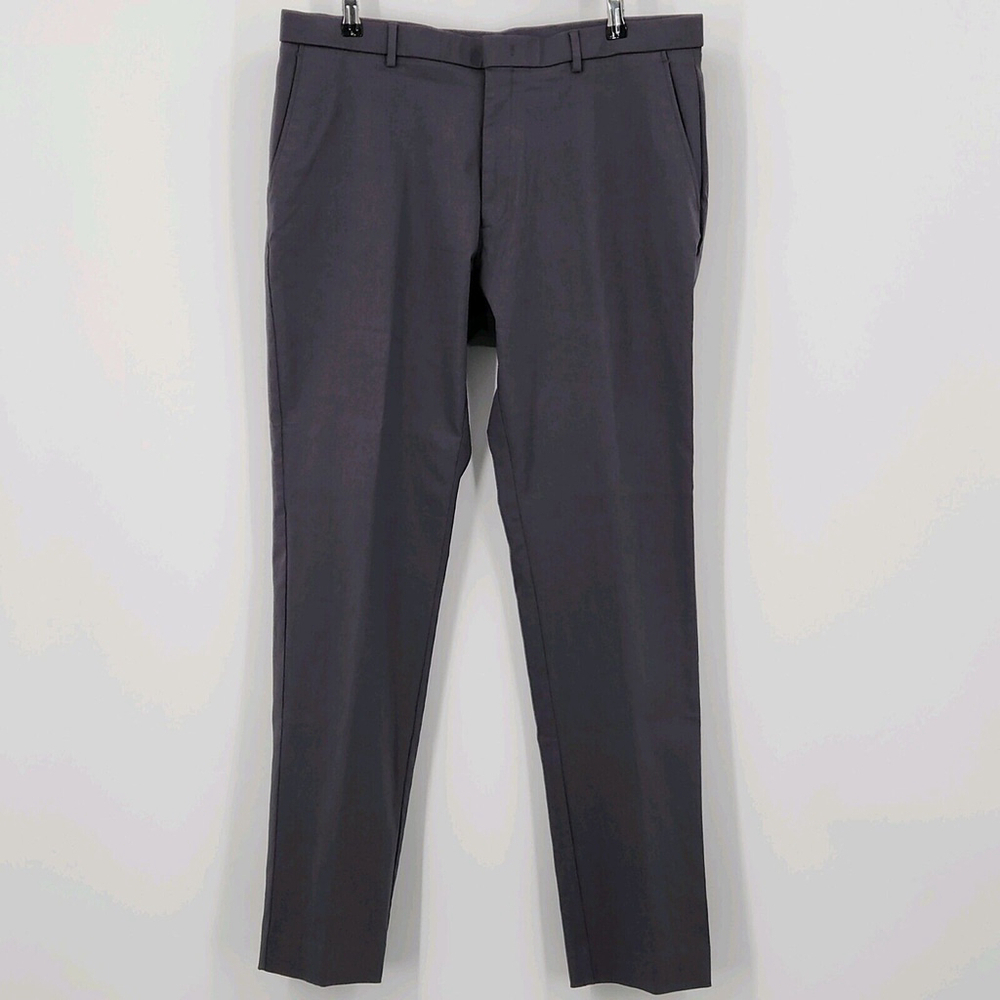 Ralph Lauren Dress Luxury Tech Pants Mens 36x32 Gray Stretch Comfort Soft